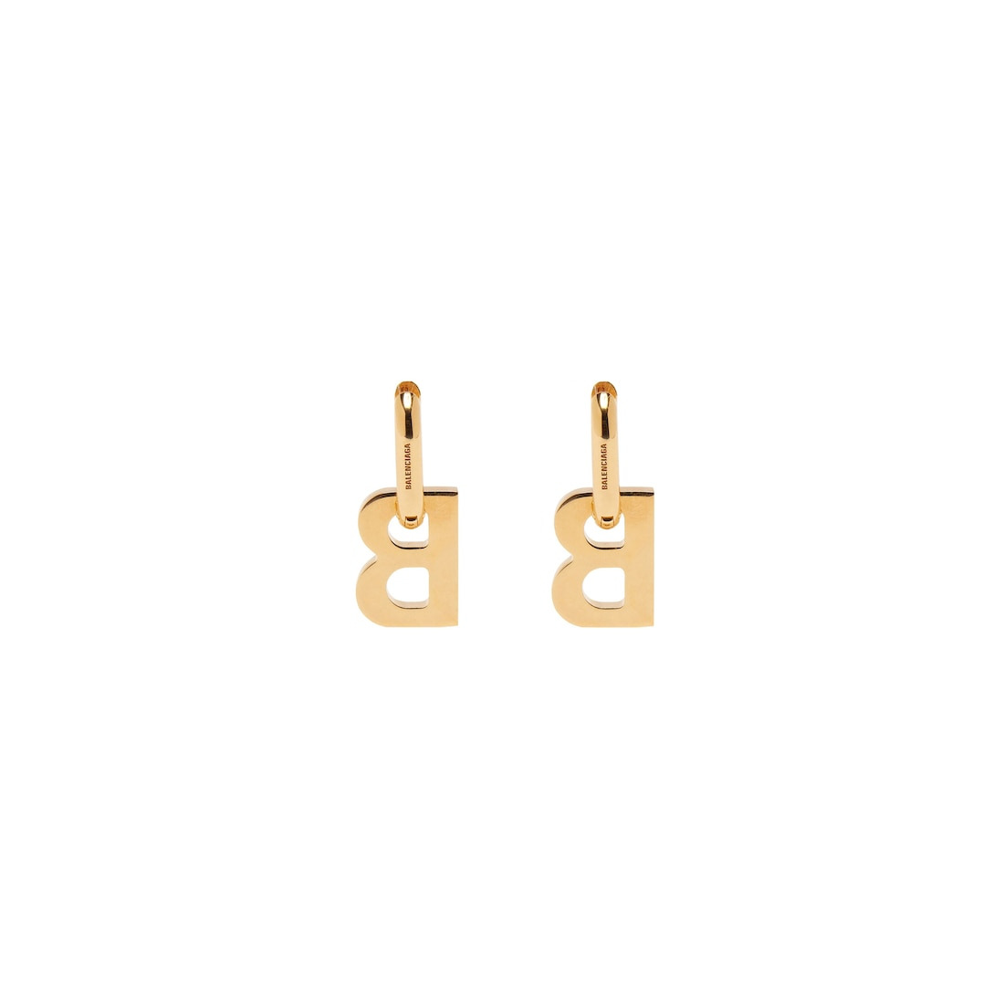 Women's B Chain Xl Earrings in Gold - 3
