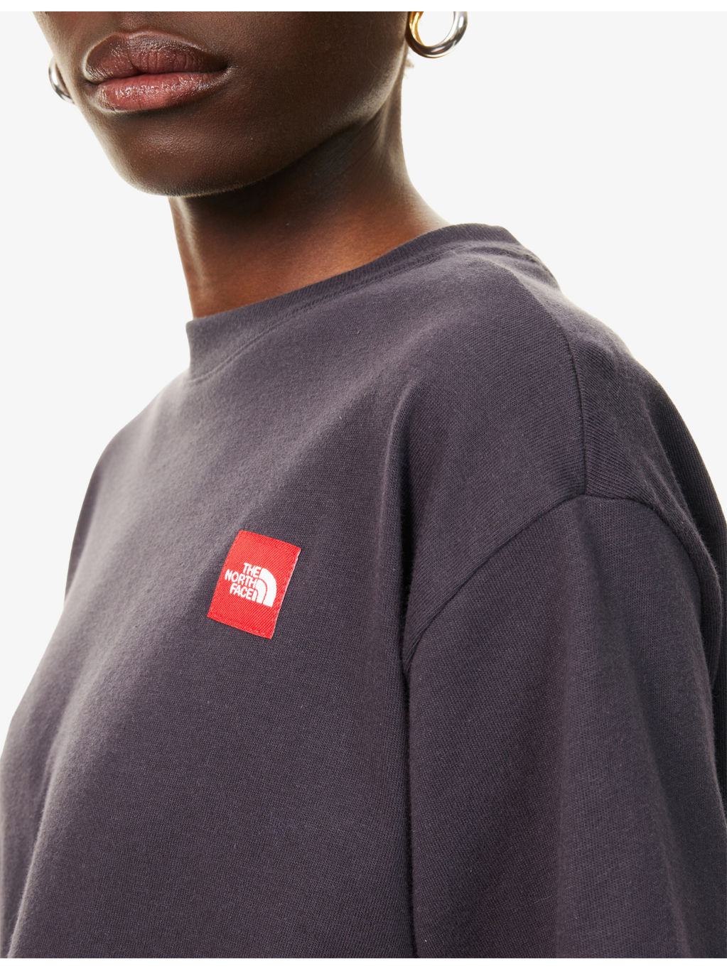 Cropped Brand-Patch Cotton-Jersey T-Shirt - 5