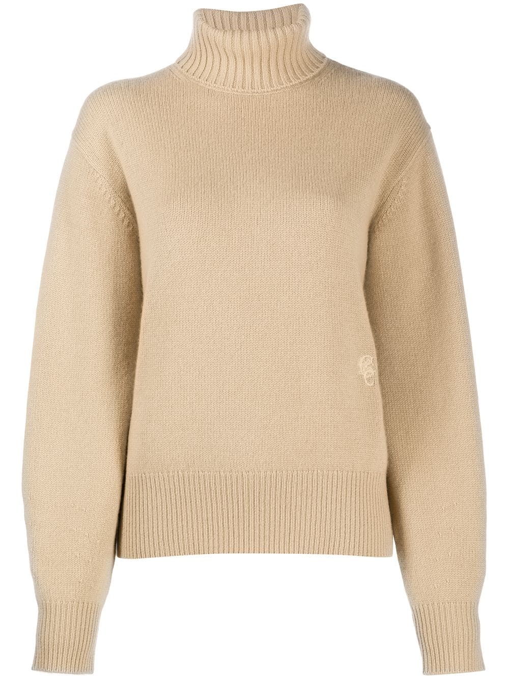 roll-neck drop-shoulder jumper - 1