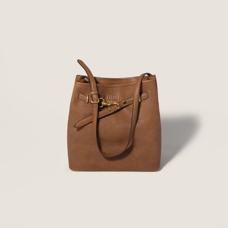 Aventure nappa leather bucket bag 1