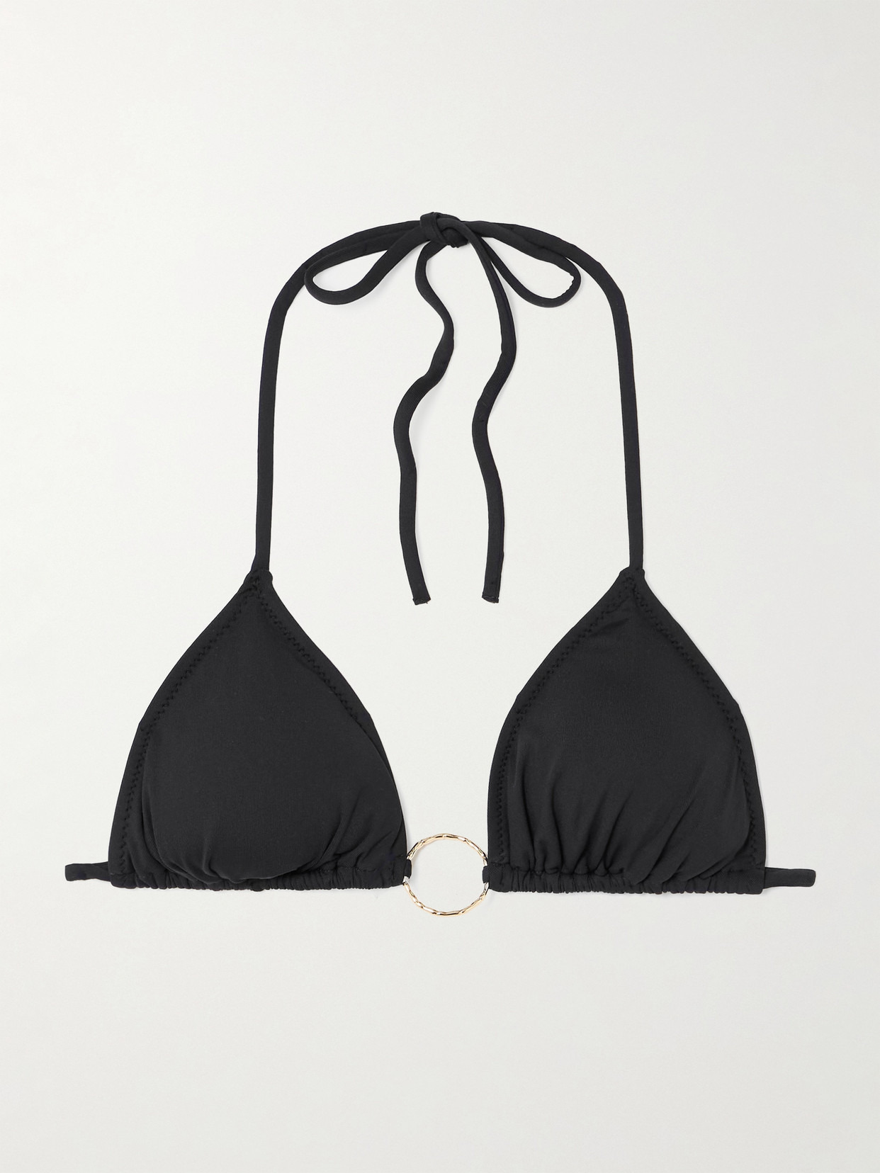 Miami Embellished Triangle Bikini Top - 1