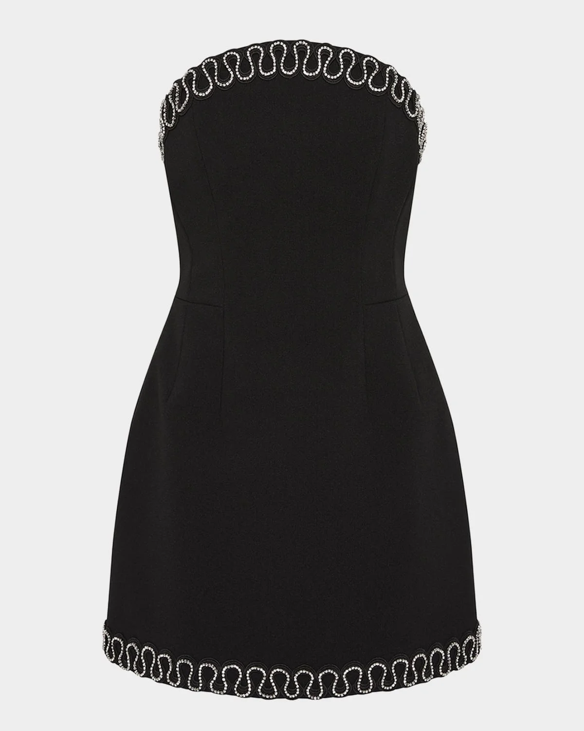 Nyx Bonded Crepe Strapless Mini Dress - 1