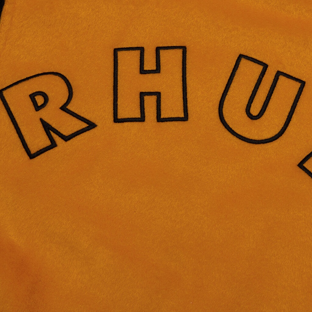 RHUDE WOOL LIGHTNING BOMBER - MUSTARD - 5