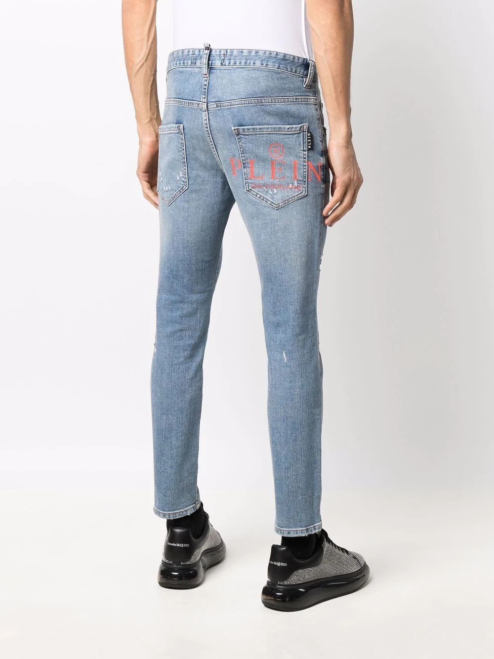 skinny-cut denim jeans - 4