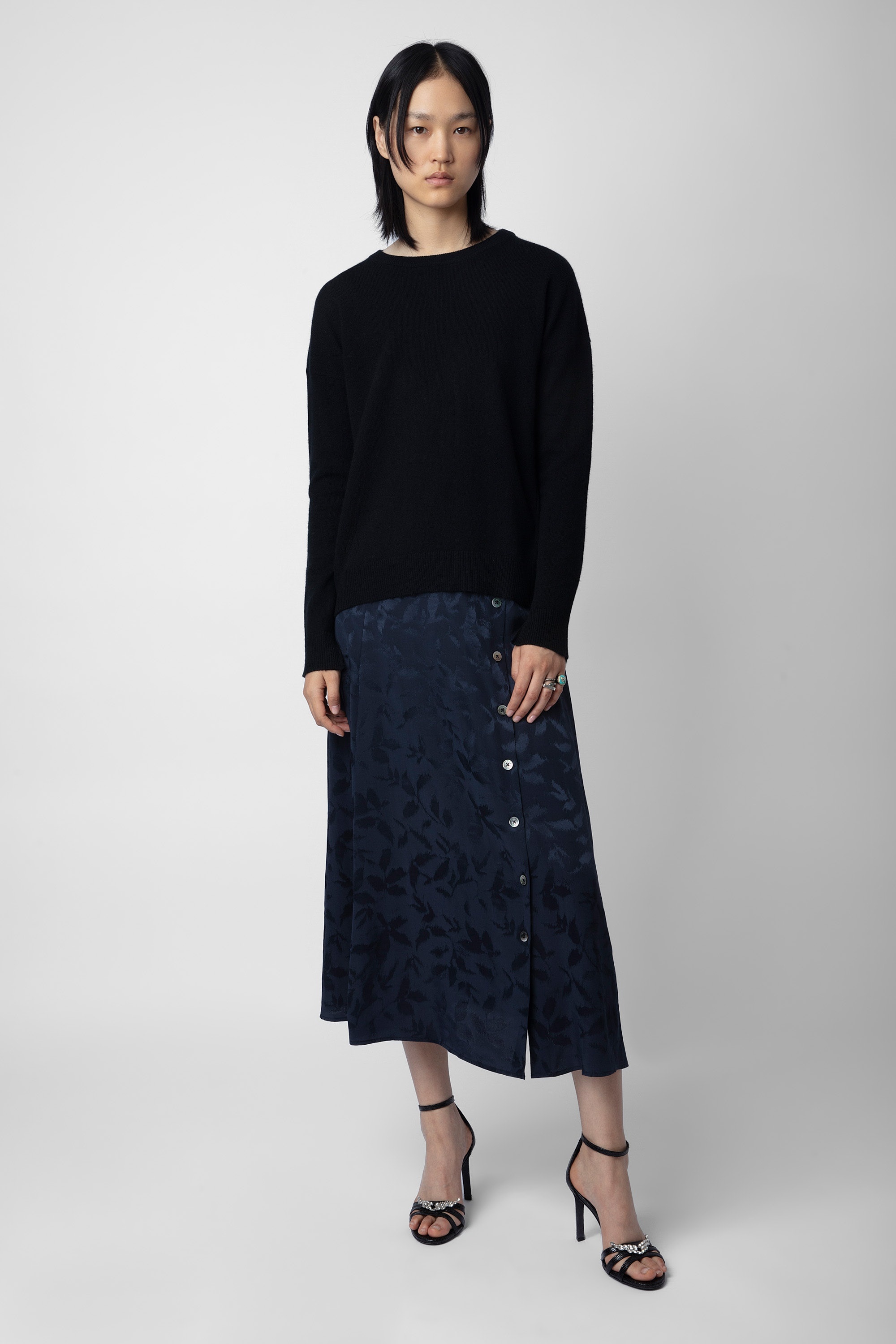 June Silk Jacquard Skirt - 2