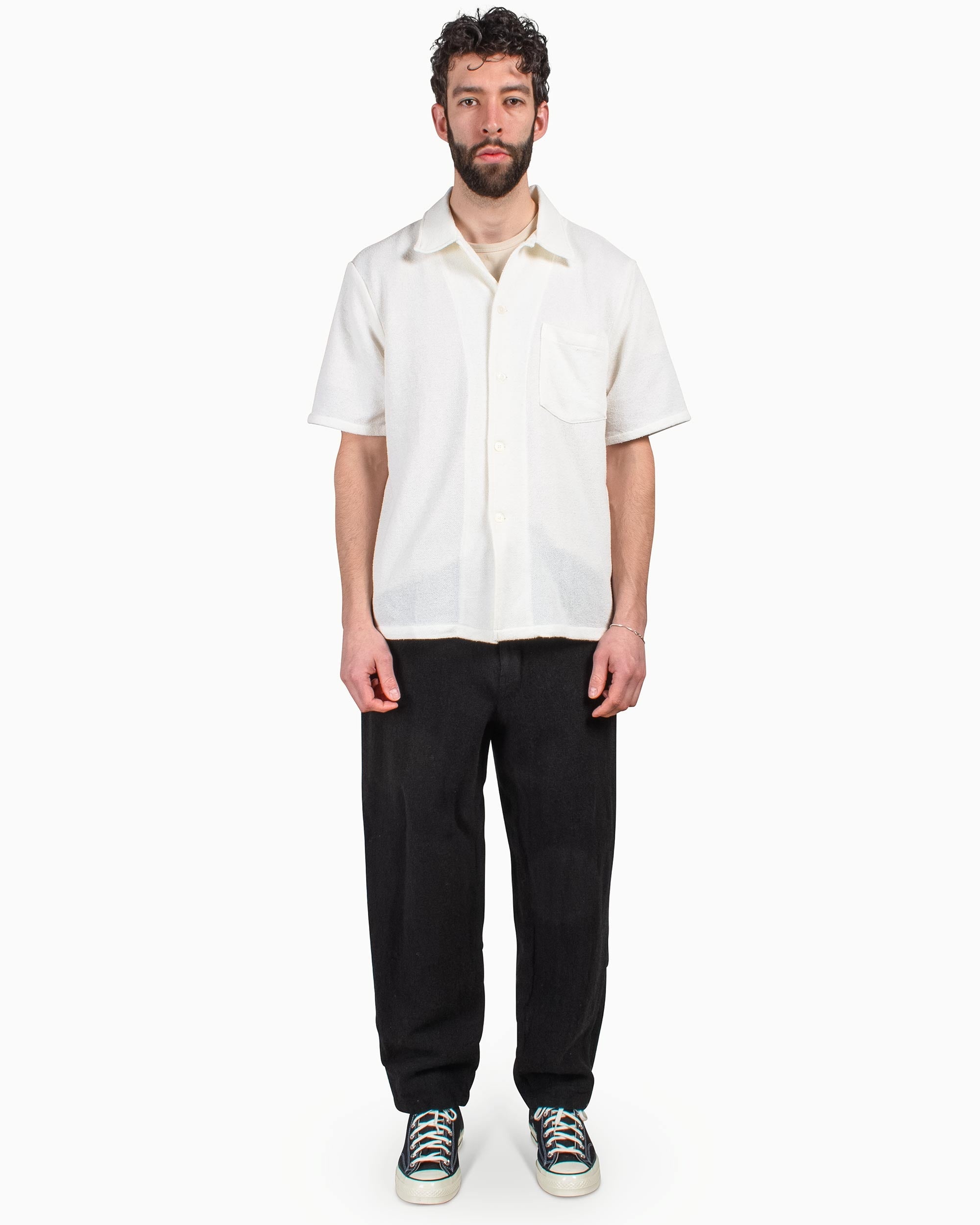Boiled Wool Pants Black - 2