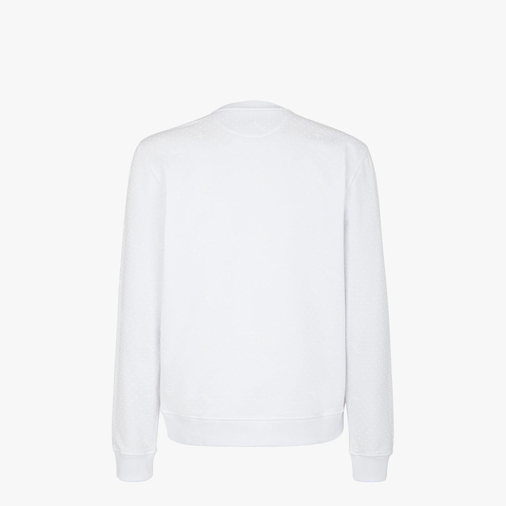 White jersey sweatshirt - 2