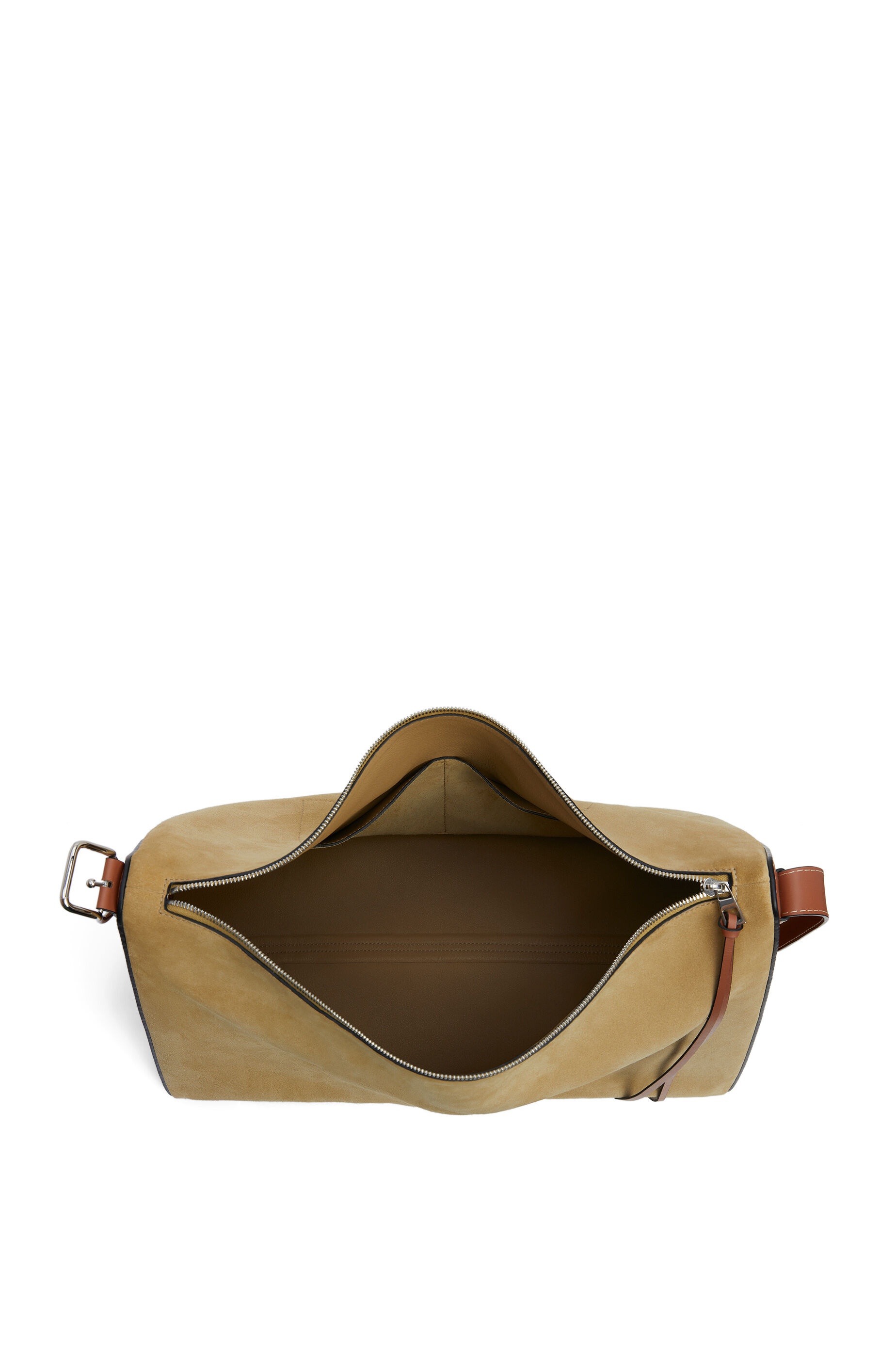 Large Berlingo bag in suede and calfskin - 4