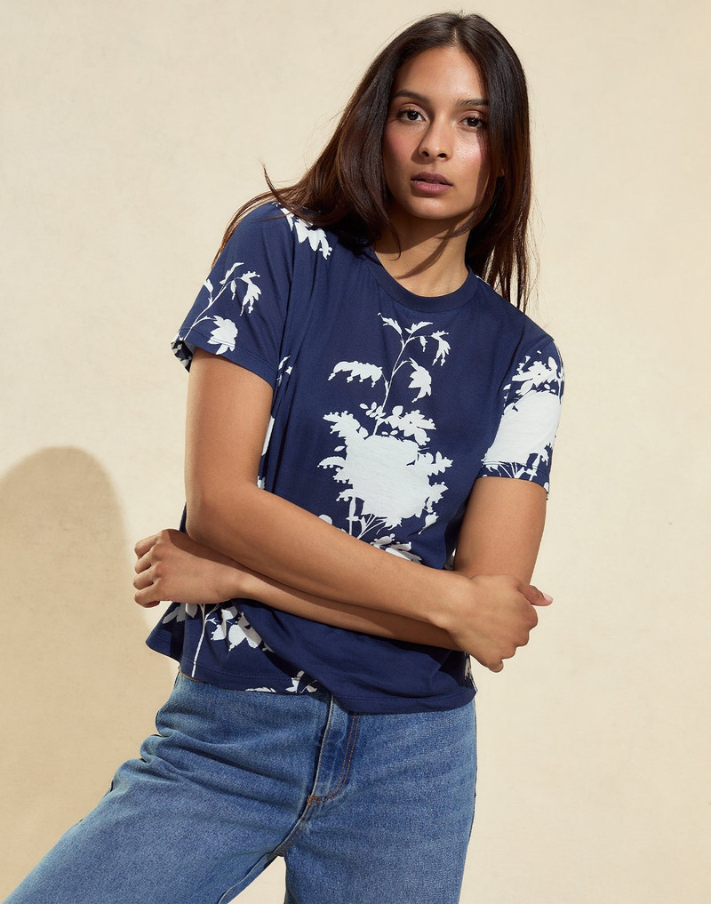 CYNTHIA ROWLEY Everyday Cotton Tee outlook