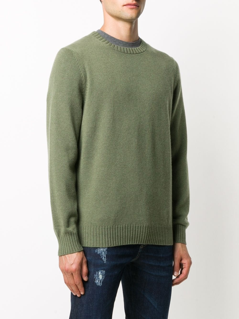 crew neck cashmere jumper - 3