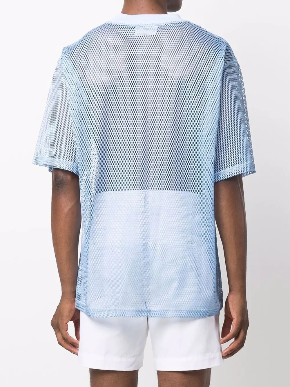 oversized mesh T-shirt - 4