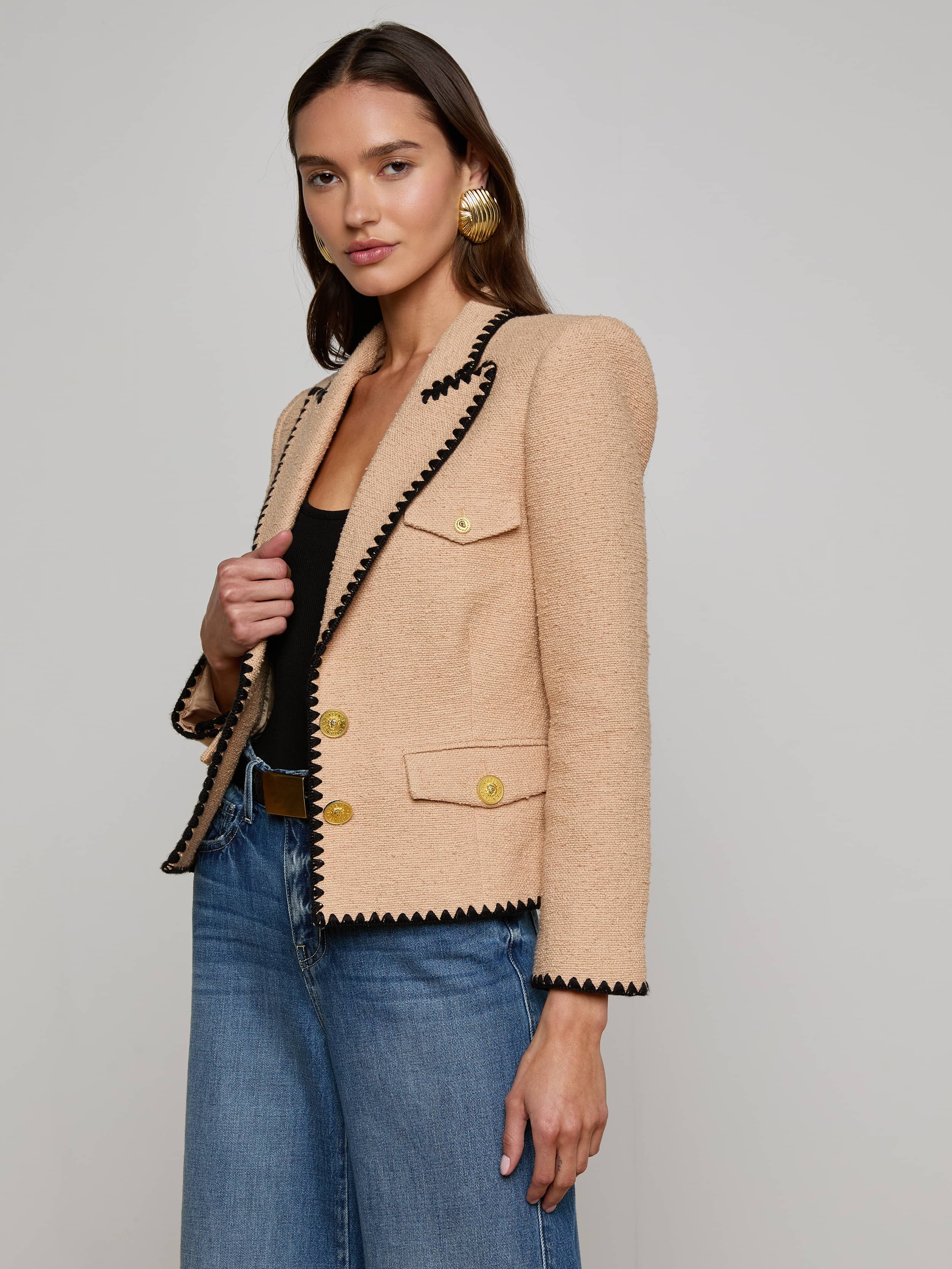 Wylla Tweed Blazer - 4