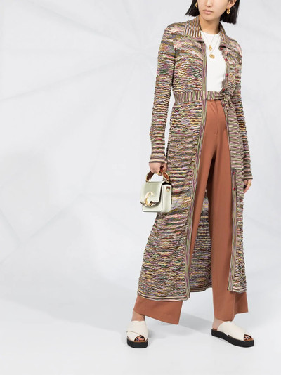 Missoni abstract print cardi-coat outlook