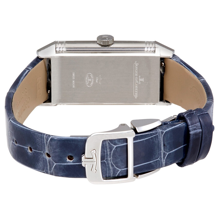 Jaeger LeCoultre Reverso Silver Dial Ladies Diamond Watch Q3288420 - 4