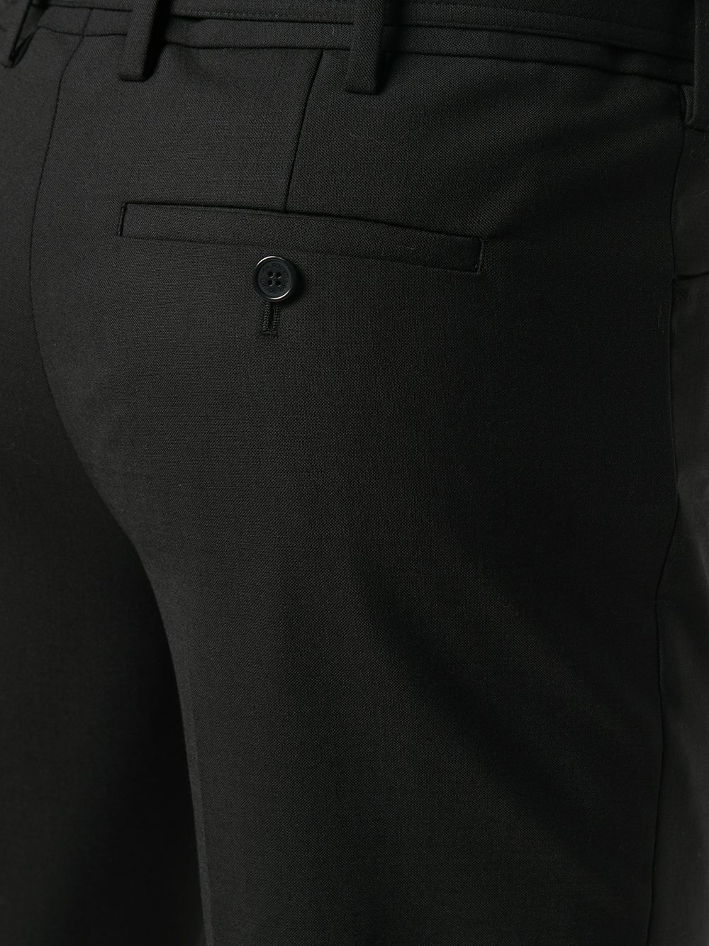 belted slim-fit trousers - 5