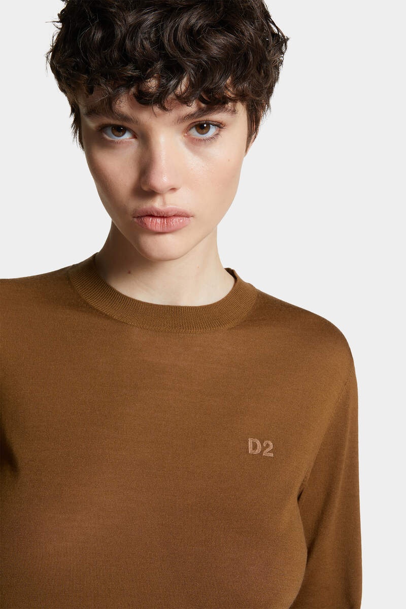 D2 WOOL CREWNECK PULLOVER - 5