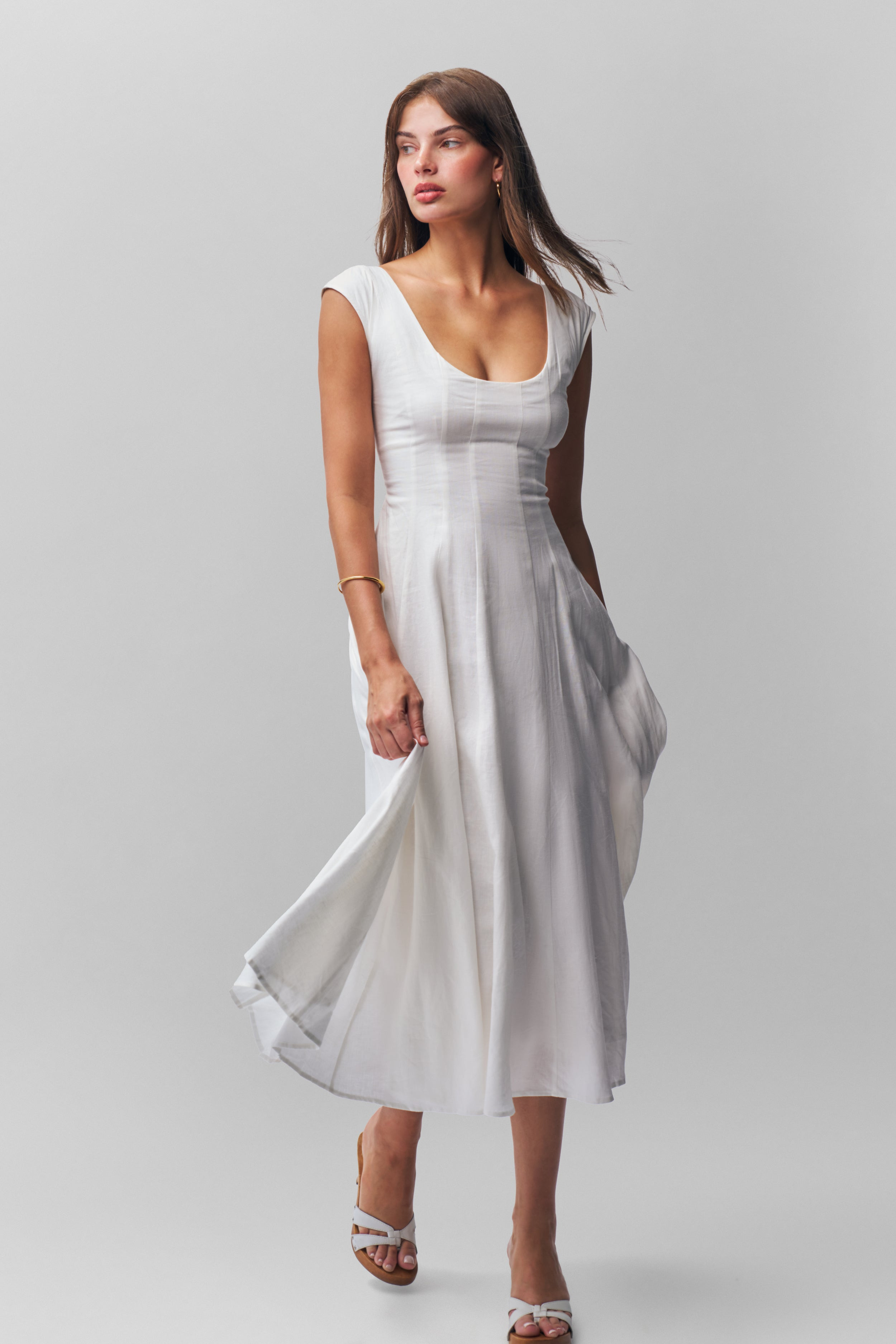 pitusa mini abaya dress Inca Abaya Nude / STANDARD