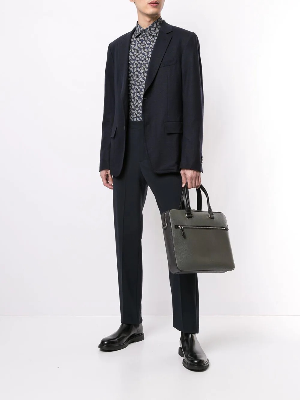 two-tone briefcase - 2