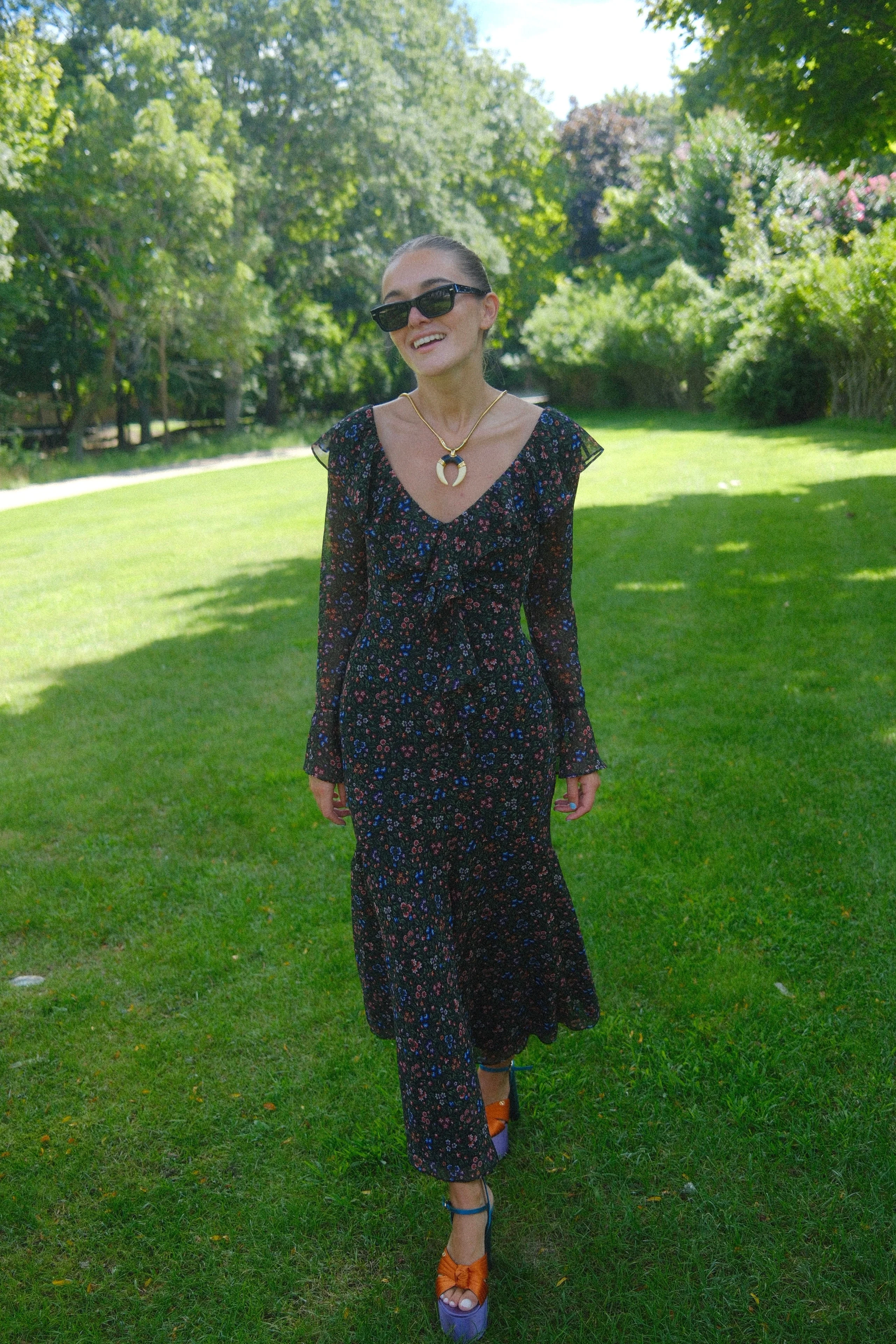 The Edwina Dress - Woodland Floral - 1