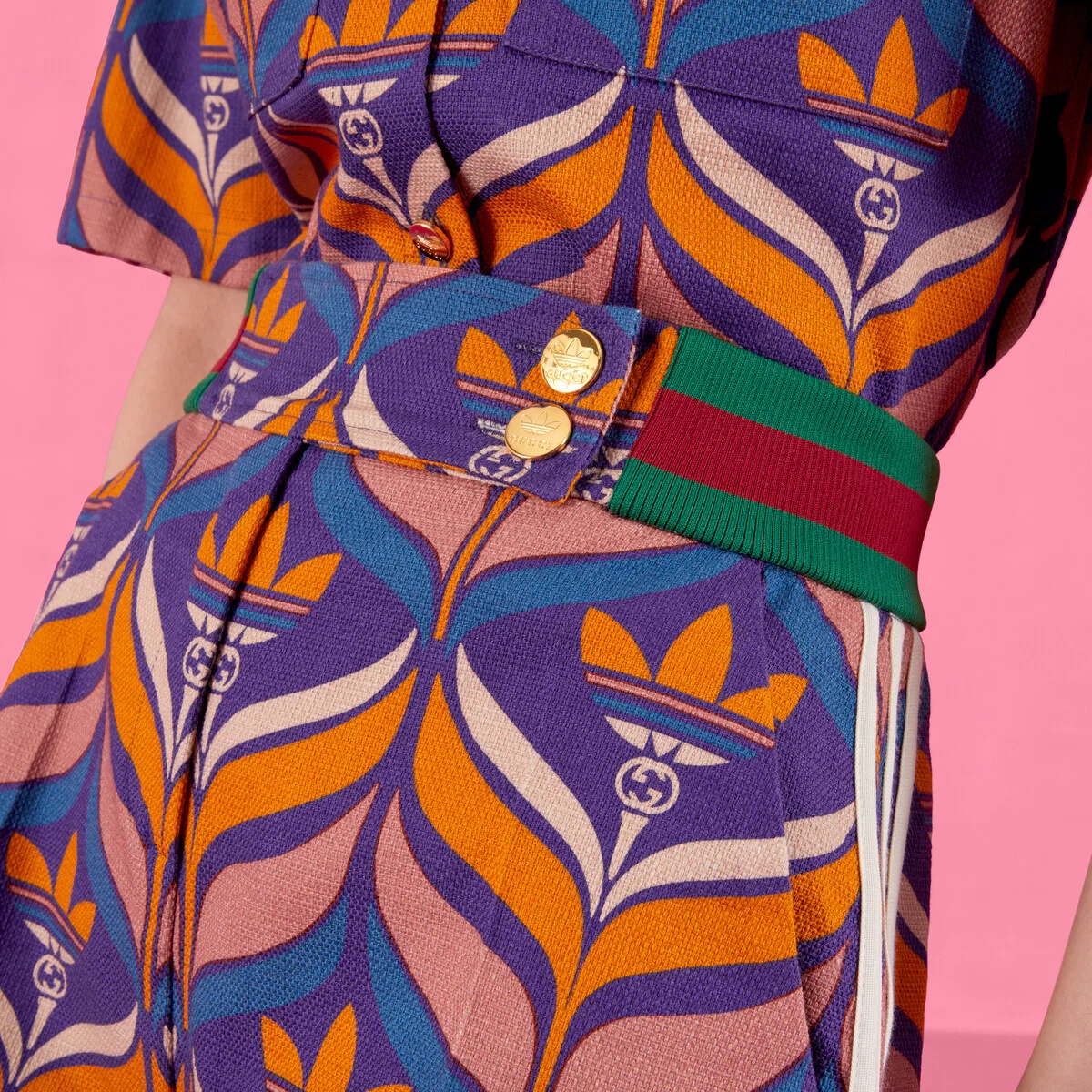adidas x Gucci cotton shorts - 4