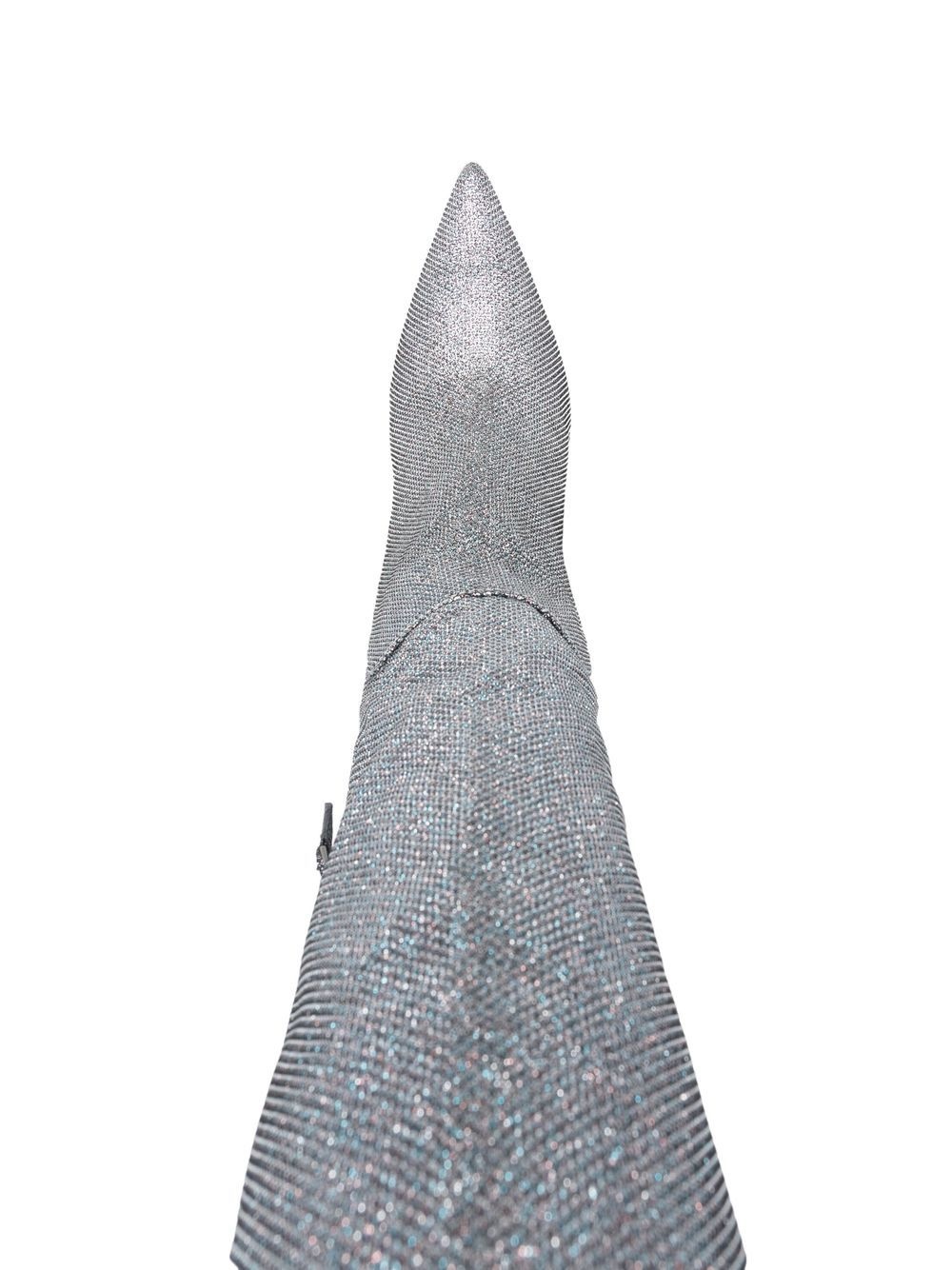 crystal-embellished boots - 4