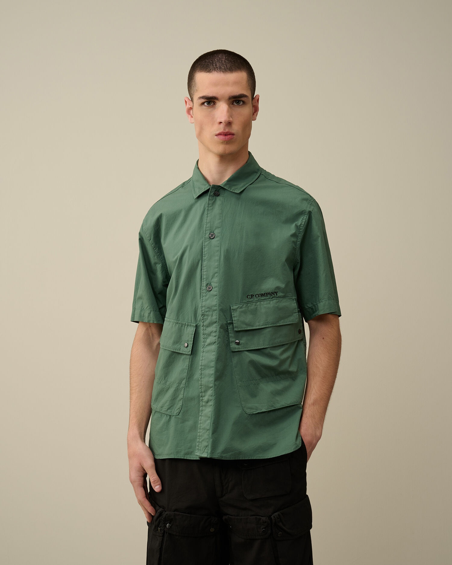 Cotton Popeline Pocket Shirt - 2