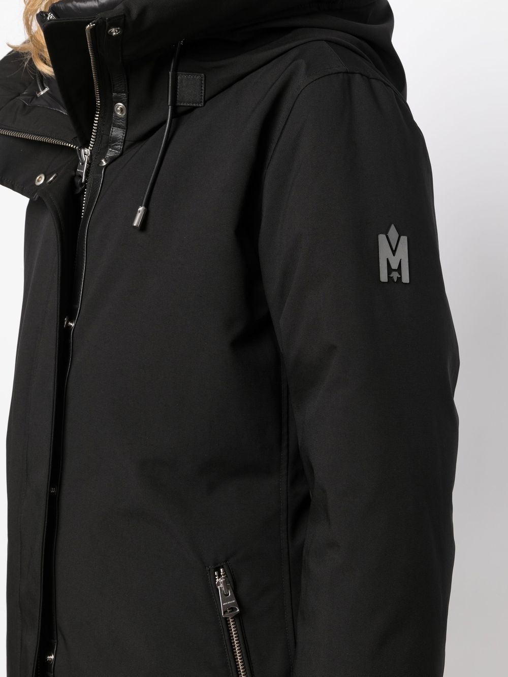 padded down hooded coat - 5