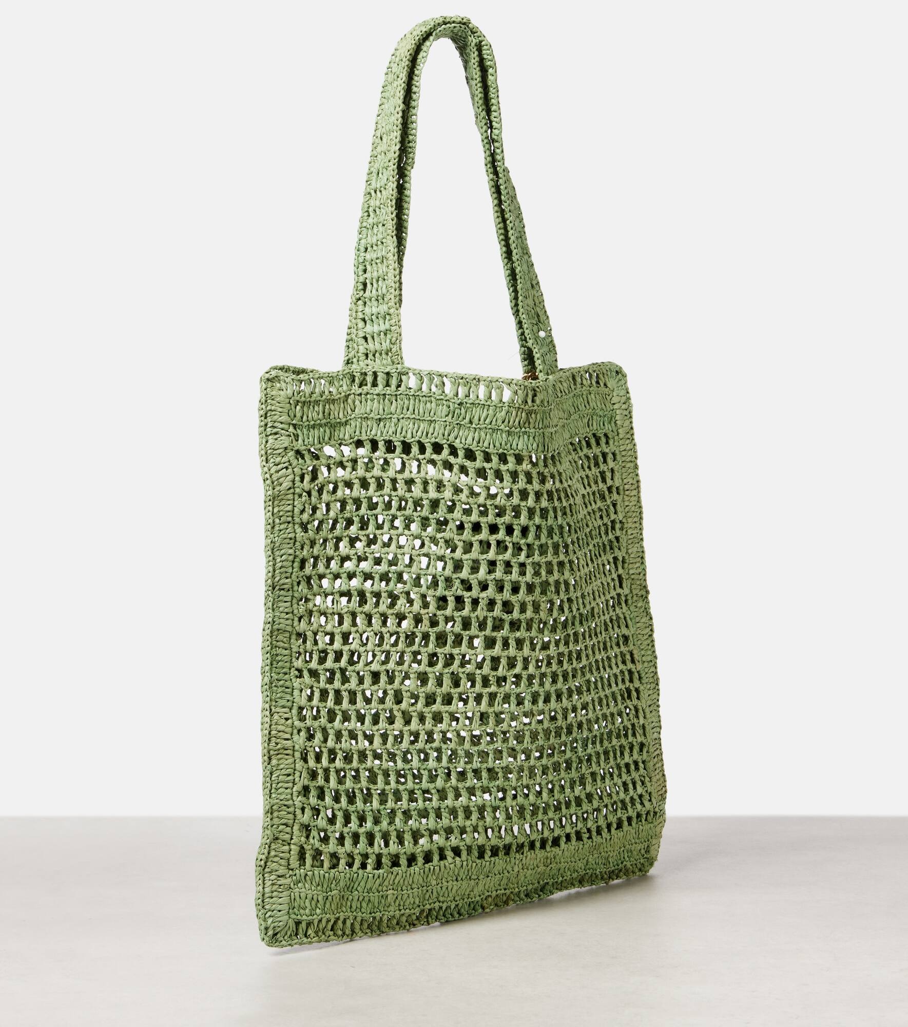 Summer Banana braided tote bag - 4