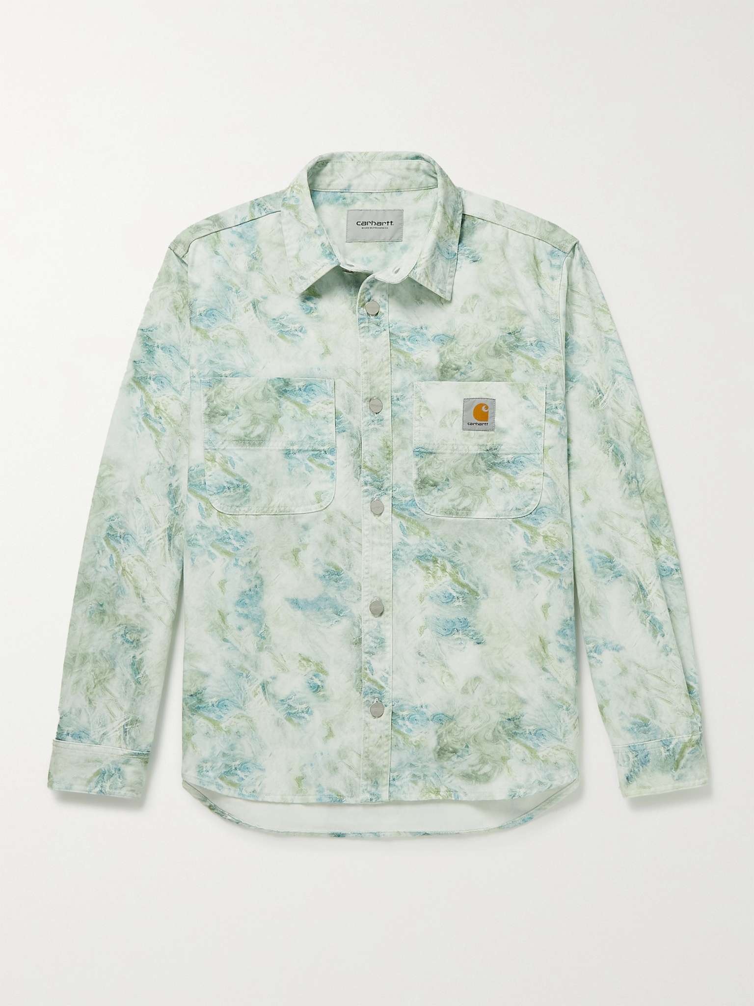 Printed Cotton-Twill Overshirt - 1