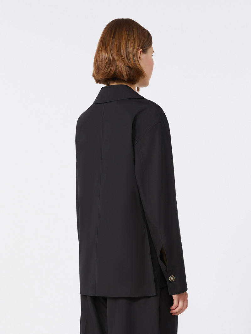 GENTILE Poplin shirt - BLACK 4
