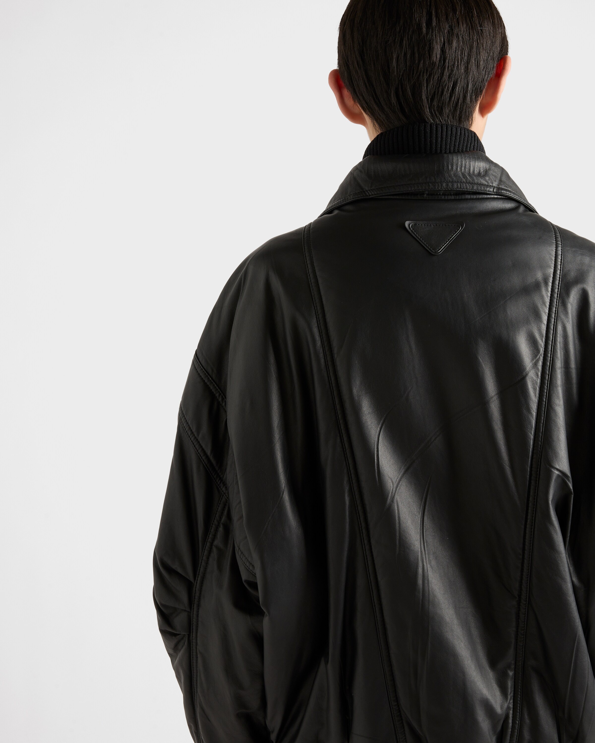 Nappa leather bomber jacket - 3