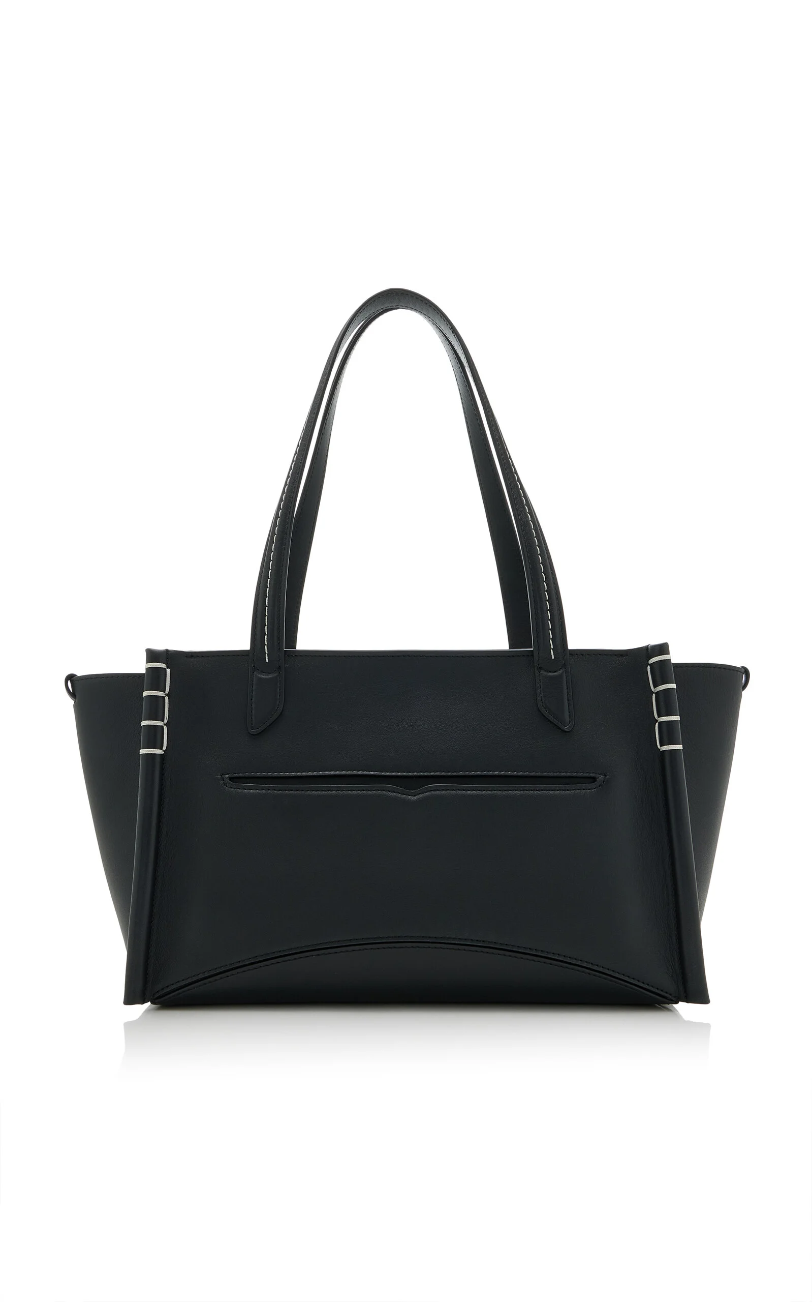 Elongated Loafer Leather Tote - 1