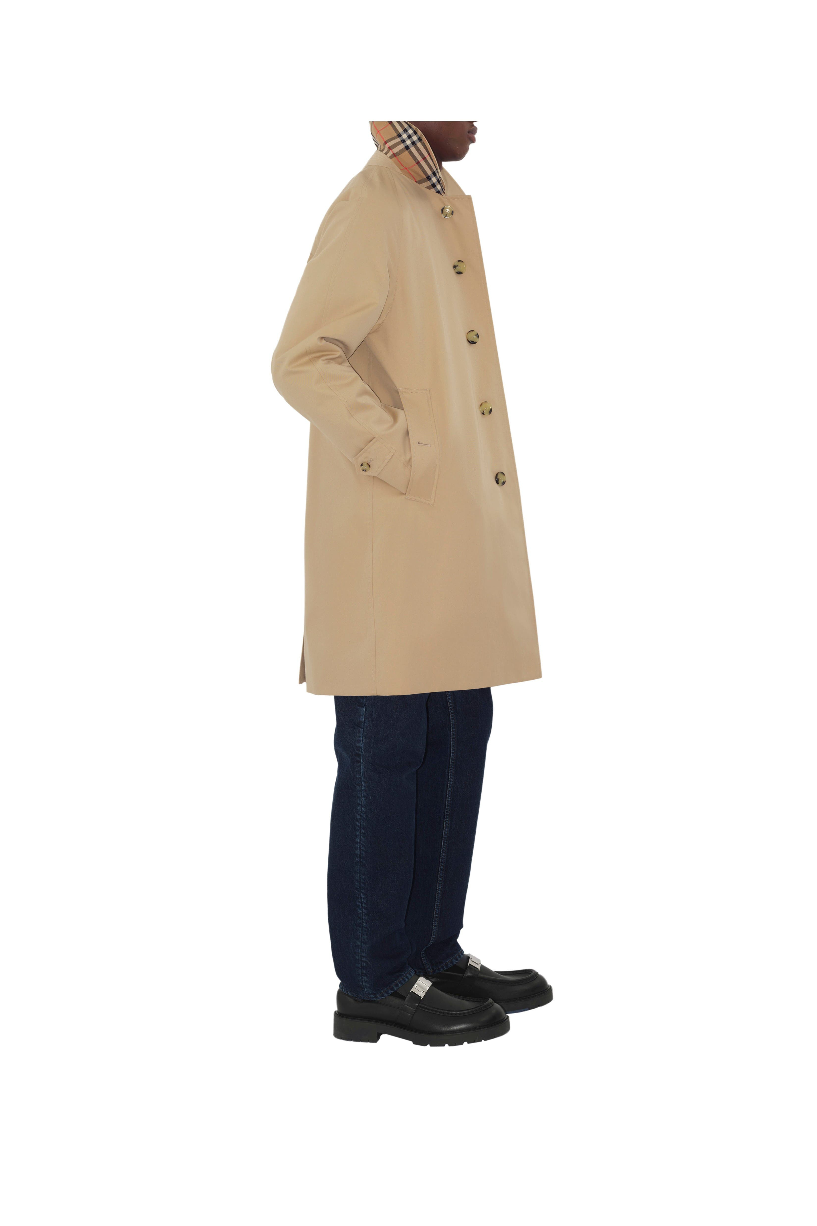 burberry Mid-length Camden Heritage Car Coat in Honey at Nordstrom - 3