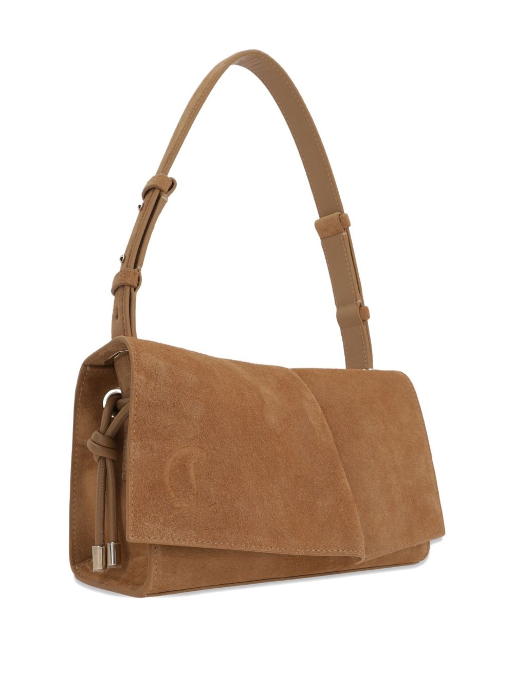 small Baggy suede flap shoulder bag - 3
