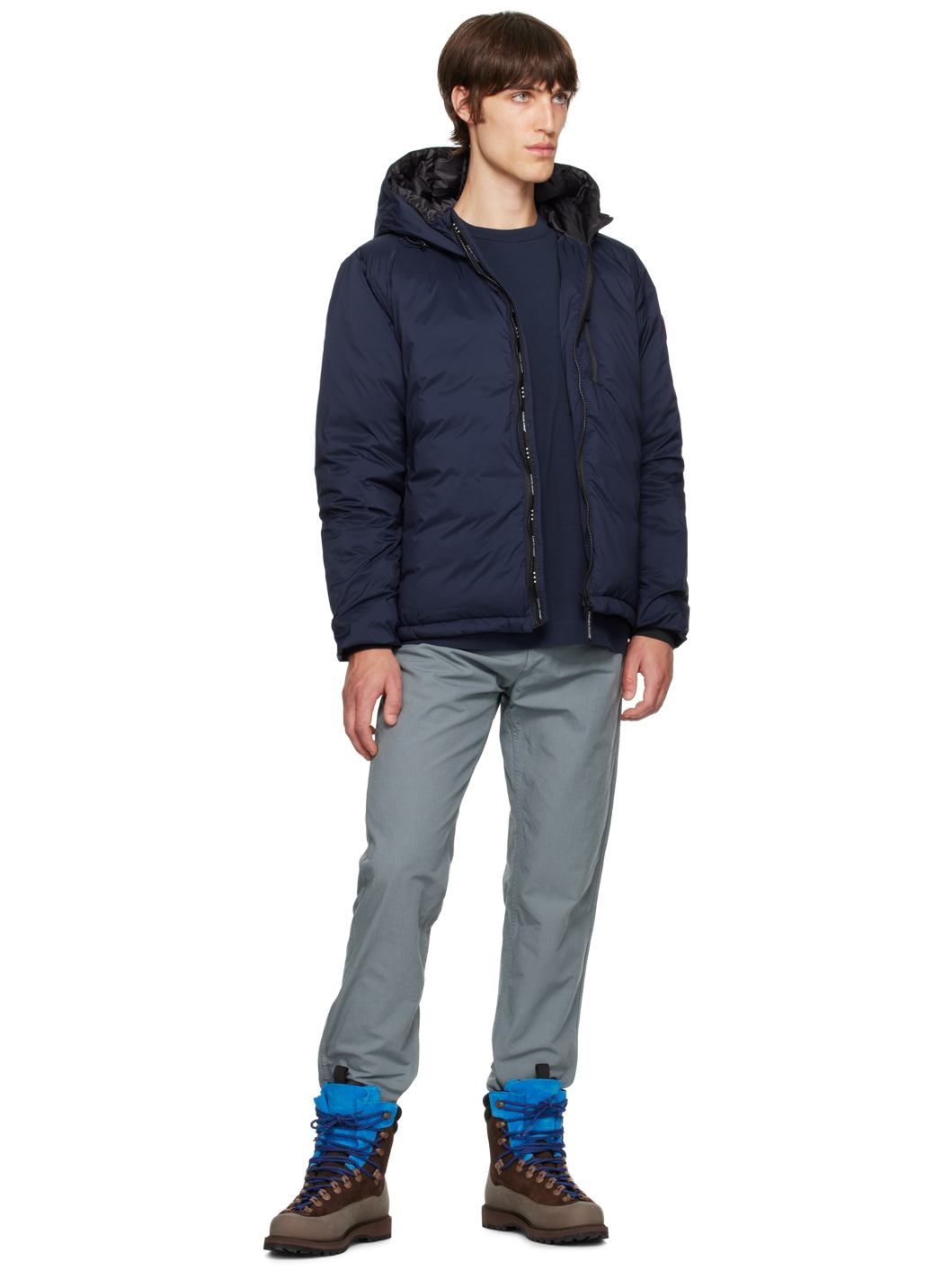 Navy Lodge Down Jacket - 5