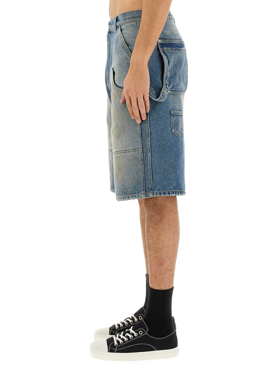 Moschino Men Shorts In Denim - 4