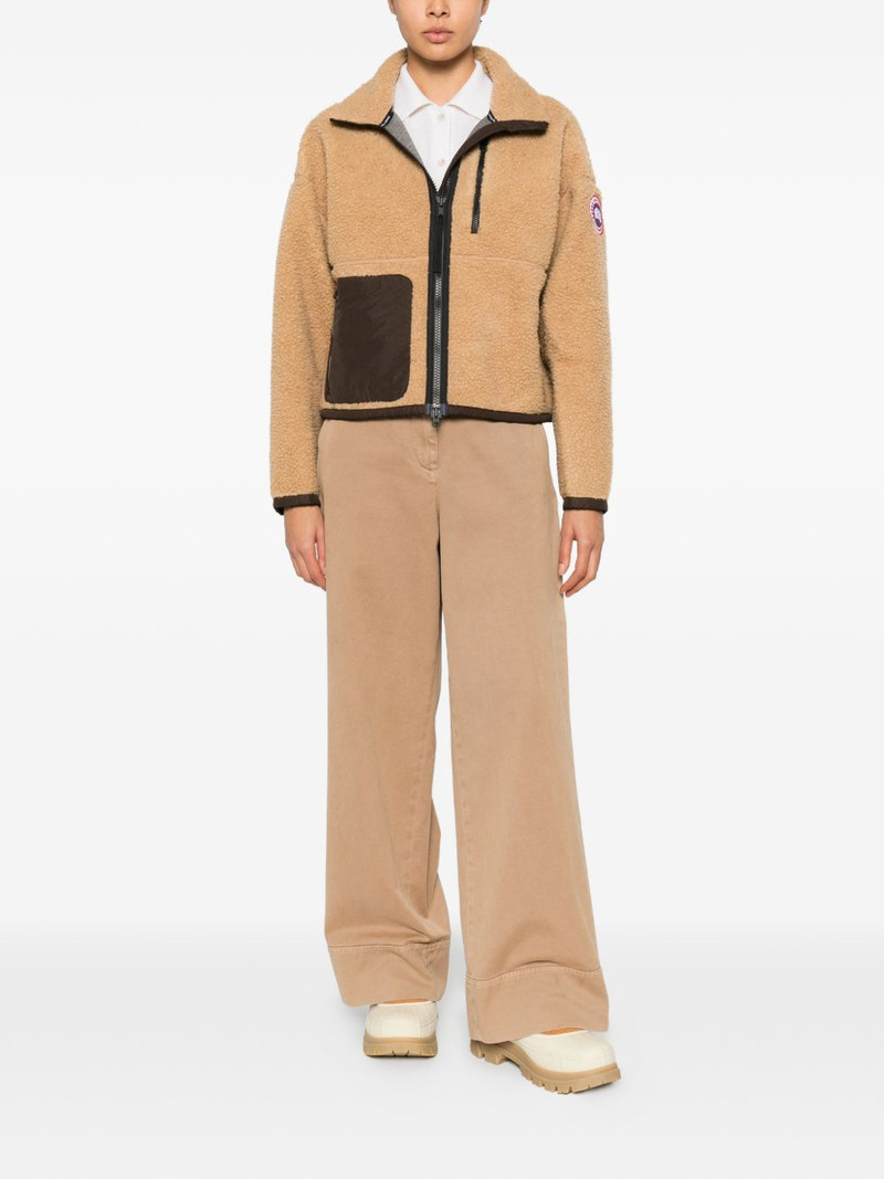 Canada Goose fleece zip-fastening jacket outlook