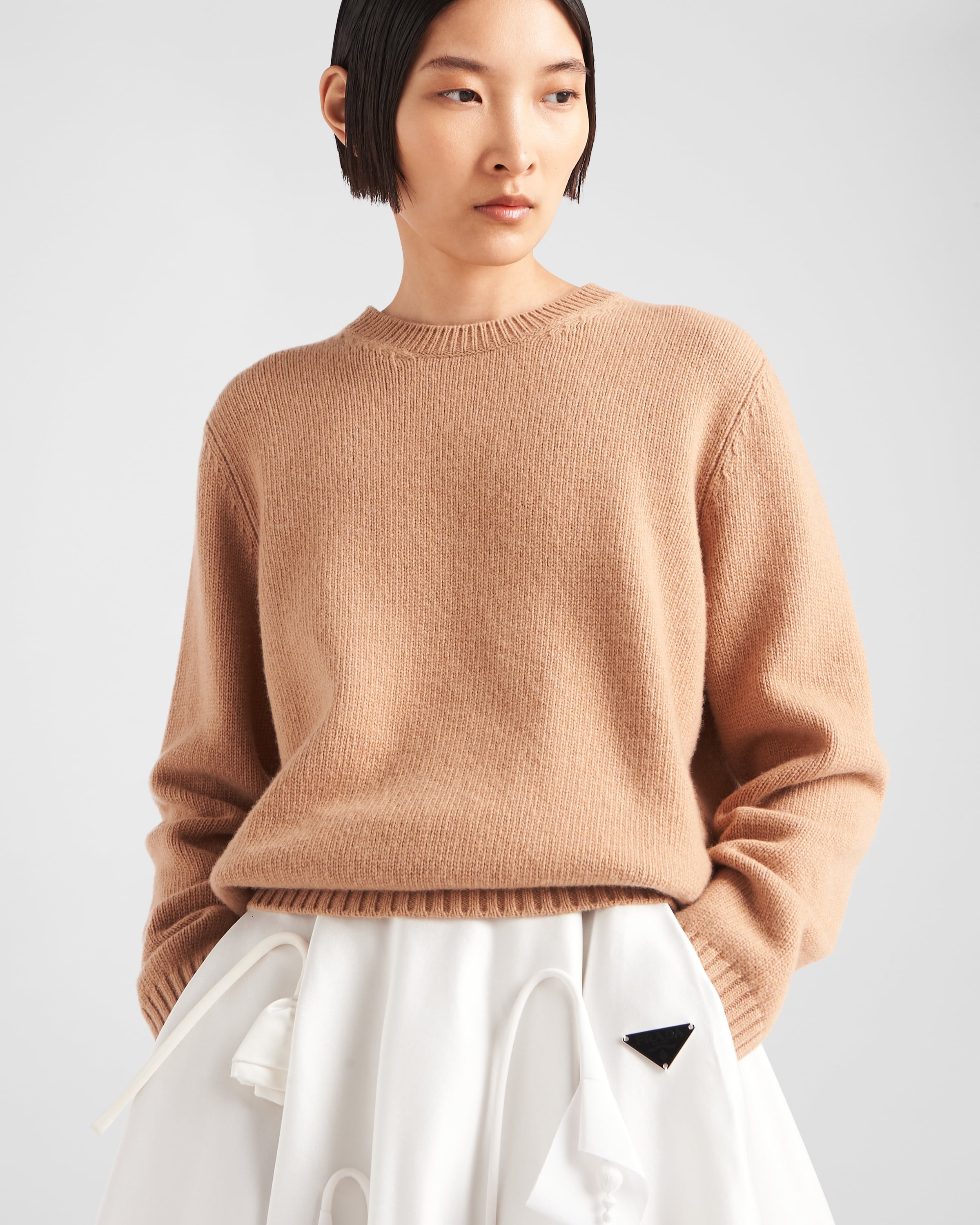 Wool and cashmere crew-neck sweater - 3