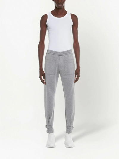 Alexander McQueen buckled-ankle track trousers outlook