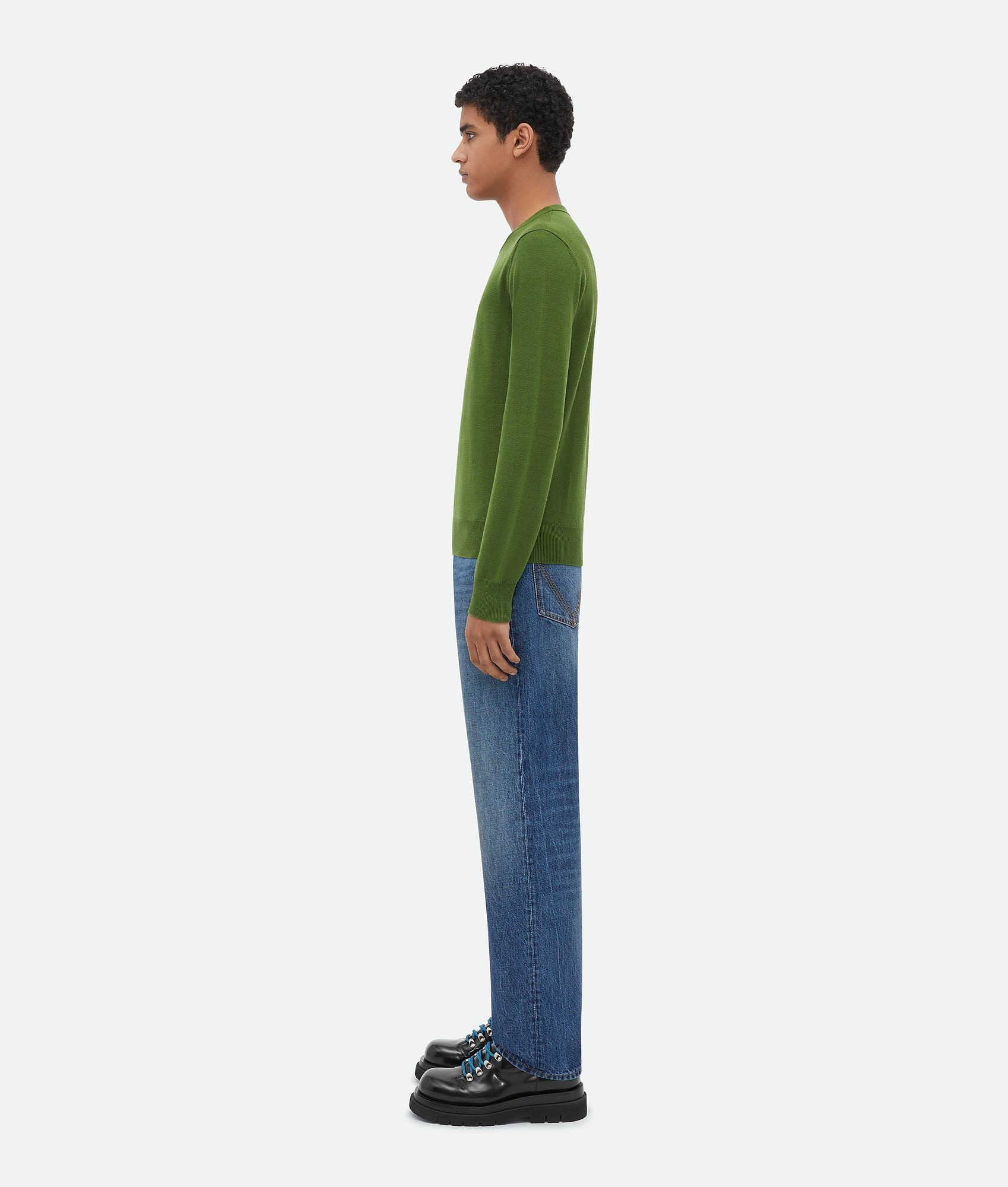 "bv" embroidery wool jumper - 2