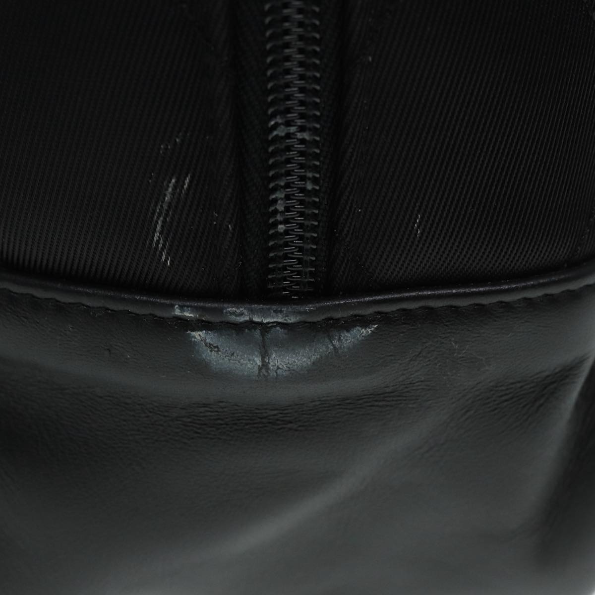 Burberry Hand Bag Nylon Black Silver - 5