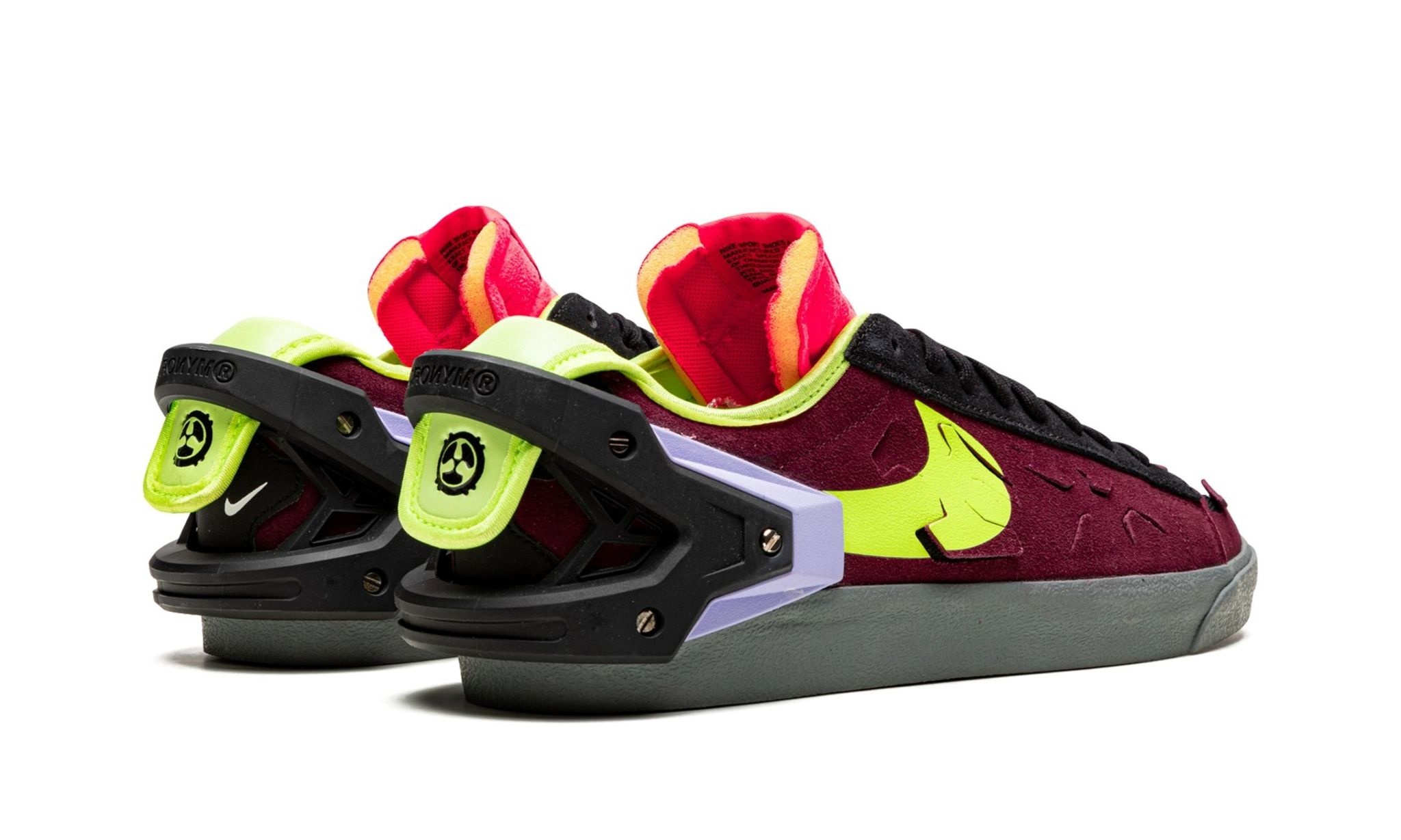 Blazer Low "Acronym Night Maroon" - 3