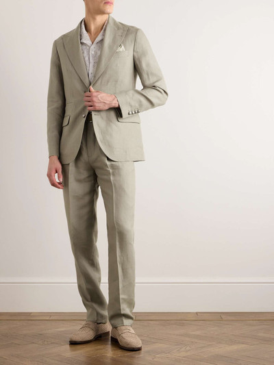 Brunello Cucinelli Herringbone Linen Suit outlook