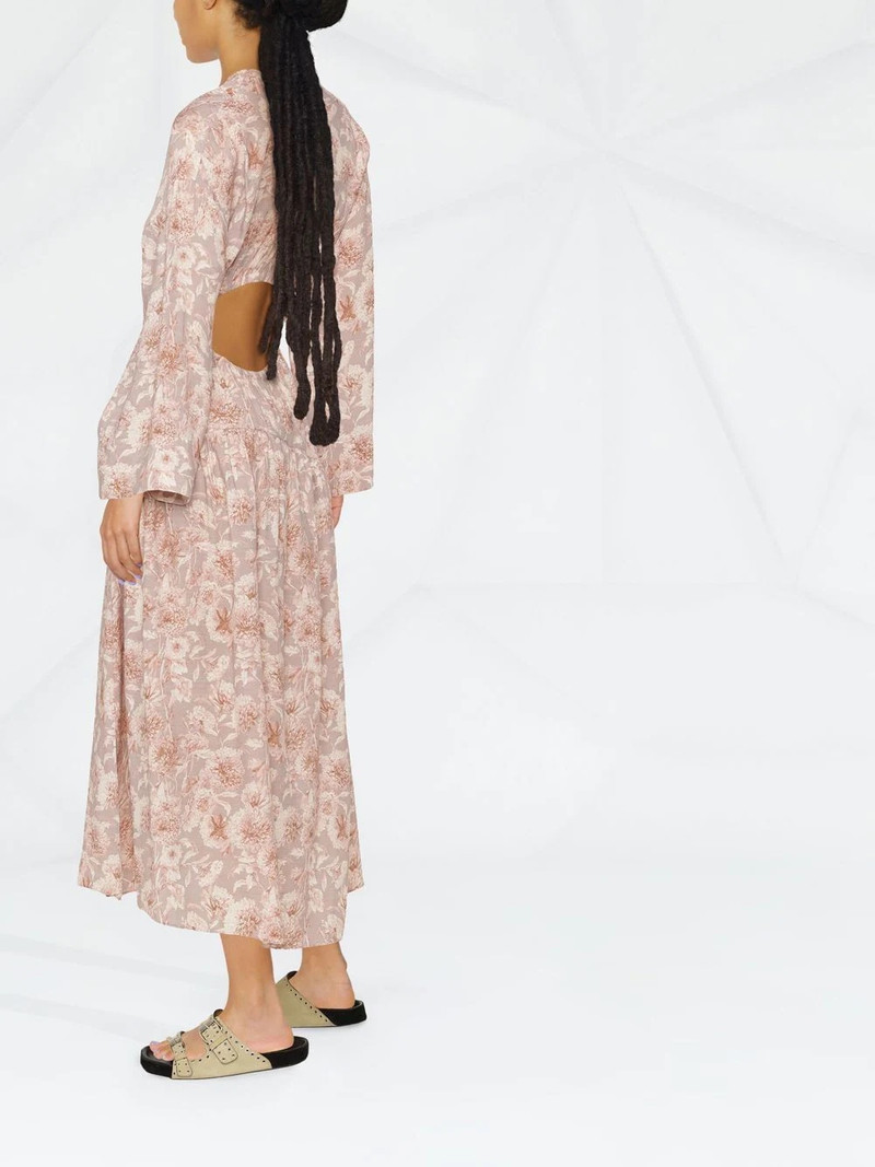 Dahlia floral-print V-neck dress 3