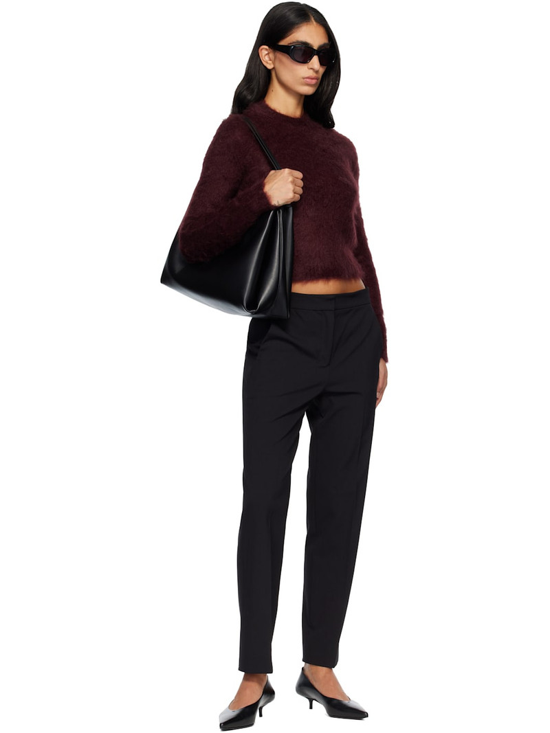 Max Mara Burgundy Adatti Sweater outlook