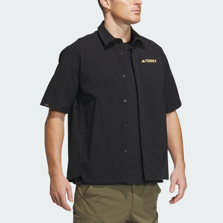 adidas Terrex Short Sleeve Shirt 'Black' IC1963 - 4