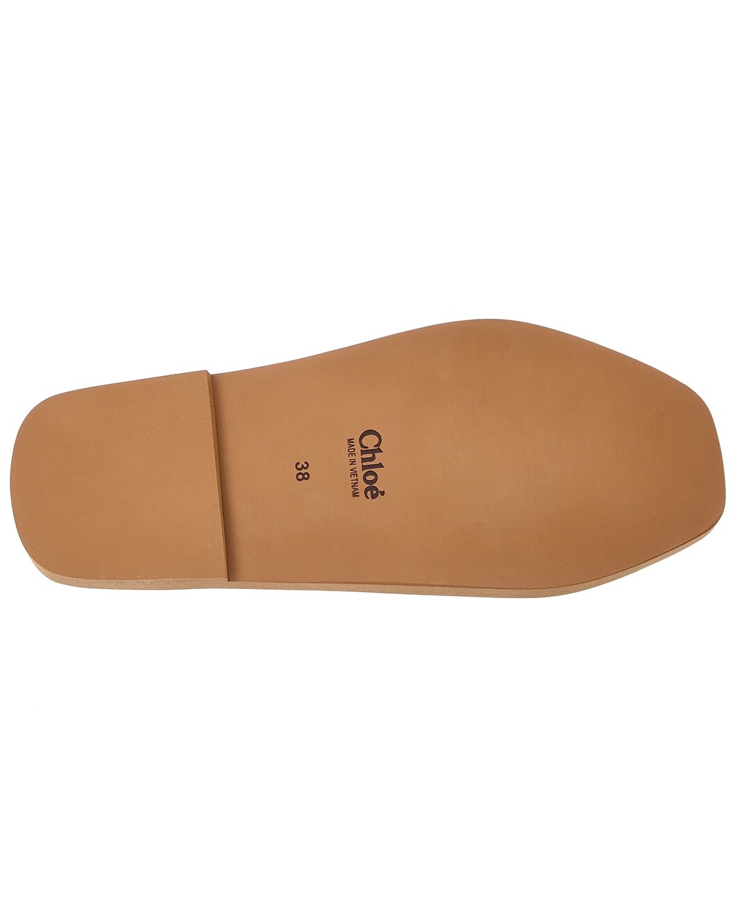 Chloé Woody Logo Linen Slide - 4