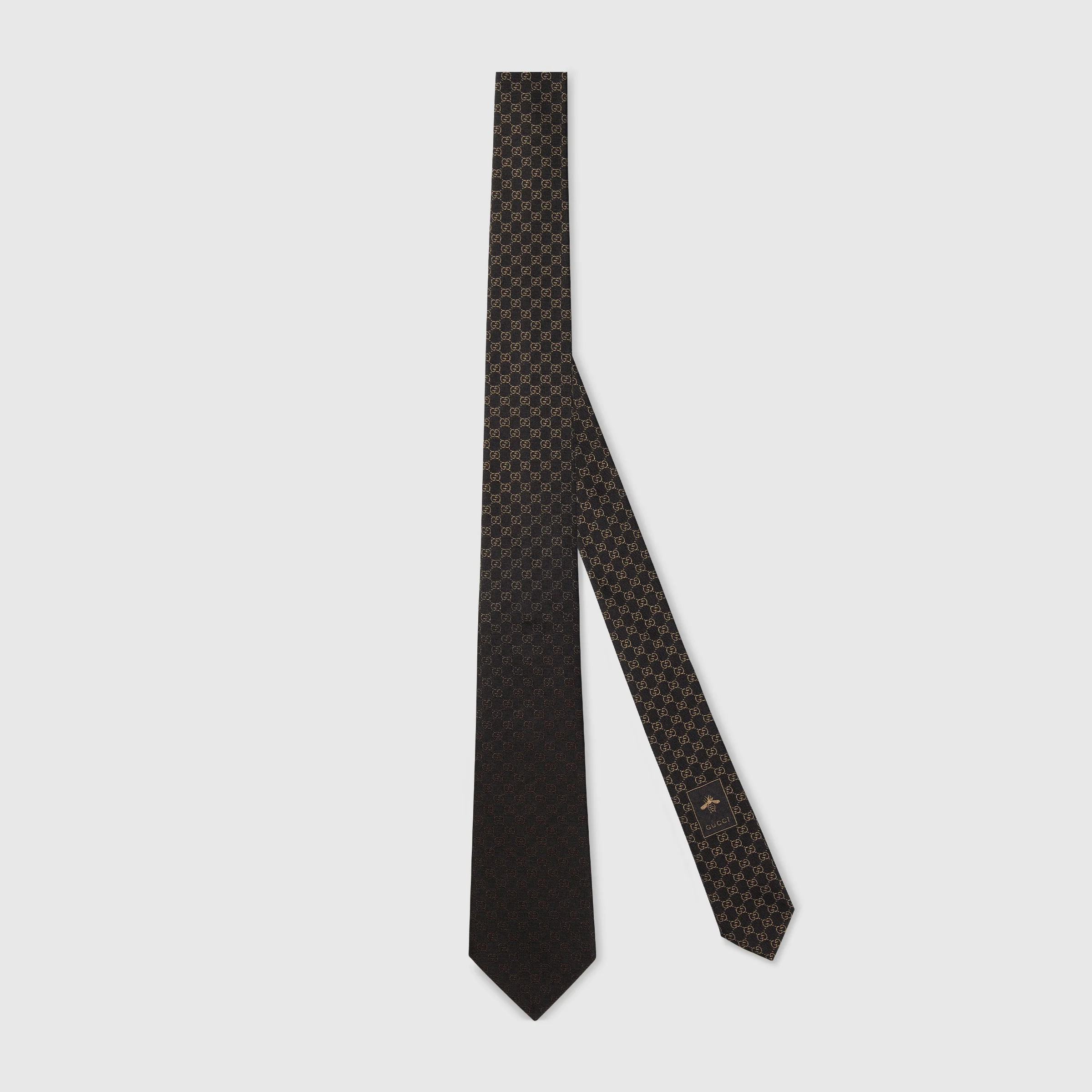 GG silk jacquard tie - 1
