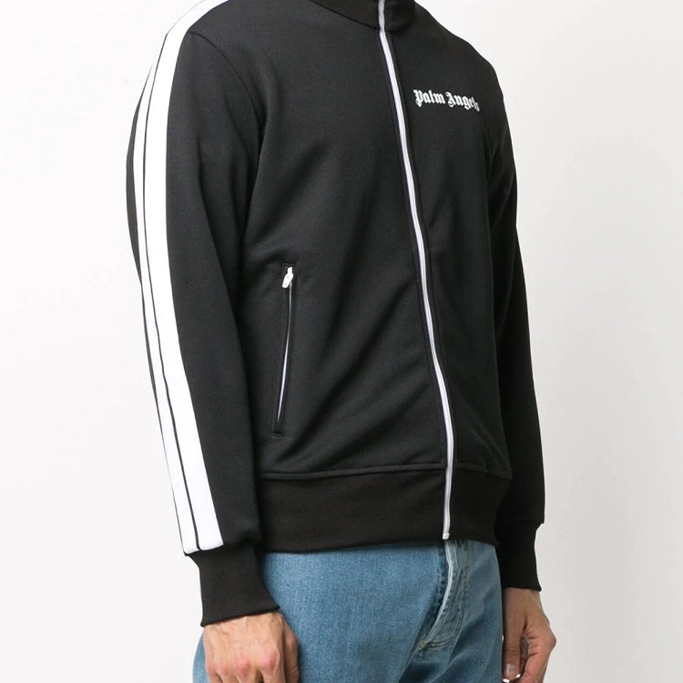 Men's PALM ANGELS Side Stripe Sports Jacket Black PMBD001E20FAB0011001 - 3