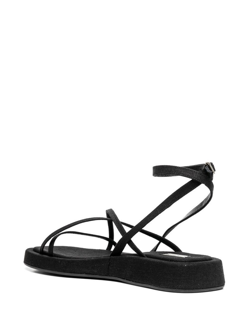 Rosie crossover-strap sandals 3